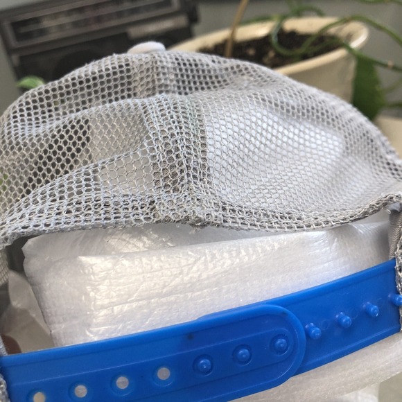 Hanna Barbera -Scooby-Doo RUN Gray Blue Mesh Back Adjustable Cap Hat - Picture 5 of 9